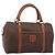 Céline Borsa a mano CELINE Macadam Canvas PVC Leather Brown Gold Auth mr2819 Marrone D'oro