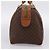 Céline Borsa a mano CELINE Macadam Canvas PVC Leather Brown Gold Auth mr2819 Marrone D'oro - vista 5