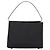 Borsa Tote PRADA Nylon Nero Argento Auth 198627A - vista 2