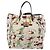 Borsa Tote PRADA Nylon Ivory Black Auth 198485A Nero Crudo - vista 3