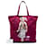 Borsa Tote Prada Tessuto Robot Doll Viola Porpora - vista 7