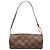 Borsa a mano Louis Vuitton Damier Ebene Papillon Pochette Marrone