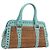 Borsa a mano FENDI in rafia Verde Menta Oro Auth 196379A D'oro