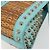 Borsa a mano FENDI in rafia Verde Menta Oro Auth 196379A D'oro - vista 13