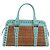 Borsa a mano FENDI in rafia Verde Menta Oro Auth 196379A D'oro - vista 2