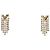 Orecchini a pressione Louis Vuitton Gold Plated Essentials V Skin D'oro