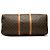Borsa da viaggio Louis Vuitton Monogram Keepall Bandouliere 60 Marrone - vista 3