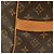 Borsa da viaggio Louis Vuitton Monogram Keepall Bandouliere 60 Marrone - vista 5