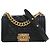 Borsa a tracolla Chanel Boy Flap Small in pelle caviar matelassé nera Nero