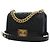 Borsa a tracolla Chanel Boy Flap Small in pelle caviar matelassé nera Nero - vista 9