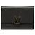 Black Louis Vuitton Taurillon Capucines Compact Wallet Small Wallets