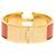 Bracciale Clic H PM in smalto largo Orange Hermès Arancione - vista 3