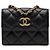 Black Chanel CC gesteppte Lammleder Kartenhalter Crossbody Bag Schwarz