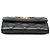 Black Chanel CC gesteppte Lammleder Kartenhalter Crossbody Bag Schwarz - Ansicht 3