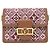 Sac bandoulière Mini Dauphine en jacquard Monogram Since 1854 rouge Louis Vuitton