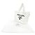 Borsa Tote Prada Spugna in spugna bianca con logo Bianco - vista 11