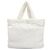 Borsa Tote Prada Spugna in spugna bianca con logo Bianco - vista 2