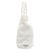 Borsa Tote Prada Spugna in spugna bianca con logo Bianco - vista 8
