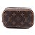 Beauty Case Louis Vuitton Monogram Nice Nano Marrone - vista 3