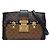 Borsa Clutch e Crossbody Louis Vuitton Monogram Reverse Trunk Marrone