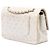 Borsa a tracolla Chanel Medium Classic Double Flap in vitello iridescente oro D'oro - vista 2