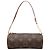 Louis Vuitton Monogram Papillon Pochette Handtasche Braun