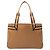 Borsa Gucci Web in pelle di vitello marrone