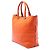 Prada Vitello Daino Orange Convertible Tote Satchel mit Fronttasche - Ansicht 2