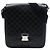 Borsa a tracolla con patta Gucci Guccissima Nera Nero