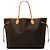 Borsa Tote Louis Vuitton Monogram Neverfull GM Marrone