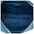 Borsa a tracolla Prada Saffiano Lux Blu - vista 4