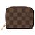 Portamonete Zippy Louis Vuitton Damier Ebene Marrone