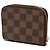 Portamonete Zippy Louis Vuitton Damier Ebene Marrone - vista 2