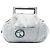Borsa Chanel Coco Paris in tela a righe grigia Grigio