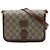 Borsa a tracolla Gucci Mini GG Supreme Interlocking G Beige