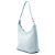 Sac à épaule en daim bleu Gucci Square G - vue 2
