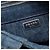 Borsa Tote Satchel Prada Large Denim Canapa Logo Blu - vista 5