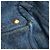 Borsa Tote Satchel Prada Large Denim Canapa Logo Blu - vista 6
