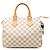 Borsa Boston Louis Vuitton Speedy 25 Damier Azur Bianca Bianco