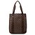 Borsa Tote Louis Vuitton Damier Ebene Cabas Beaubourg Marrone