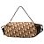 Borsa a tracolla Flight in tela Dior Oblique marrone