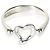 Anello Elsa Peretti Open Heart in argento sterling Tiffany & Co.