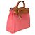 Hermès Rose Azalee Natural Vache Hunter Toile Herbag Zip 31 PM PHW Rosa - vista 4