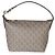 Gucci Taupe GG Shadow Monogram Canvas Super Mini Ophidia Hobo Marrone