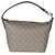 Gucci Taupe GG Shadow Monogram Canvas Super Mini Ophidia Hobo Marrone - vista 2