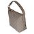 Gucci Taupe GG Shadow Monogram Canvas Super Mini Ophidia Hobo Marrone - vista 3