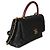 Gabrielle Borsa Chanel Medium Coco Top Handle in pelle caviar matelassé nera e lucertola Nero - vista 4
