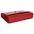 Borsa a catena Kate Medium Saint Laurent Red Grain De Poudre Rosso - vista 6