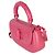Borsa Gucci Medium Bamboo Diva in pelle di vitello rosa - vista 3