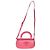 Borsa Gucci Medium Bamboo Diva in pelle di vitello rosa - vista 5